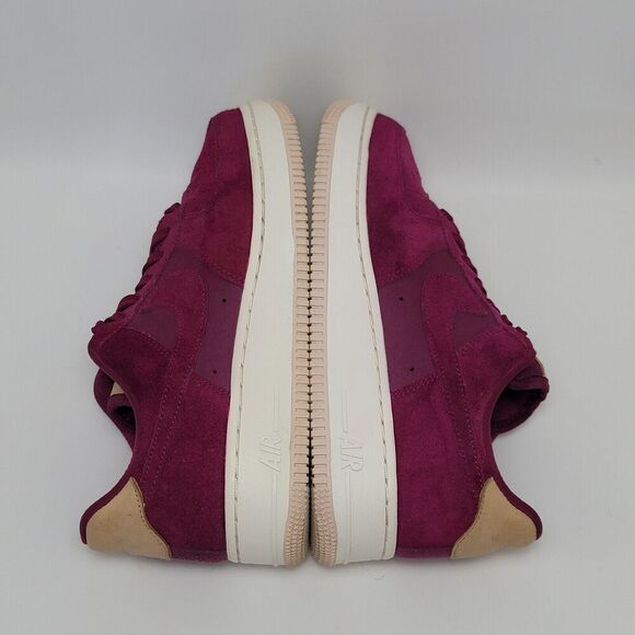 Womens Nike Air Force 1 True Berry Suede Athletic Sneakers Size 7.5 896185-602 - Picture 10 of 13